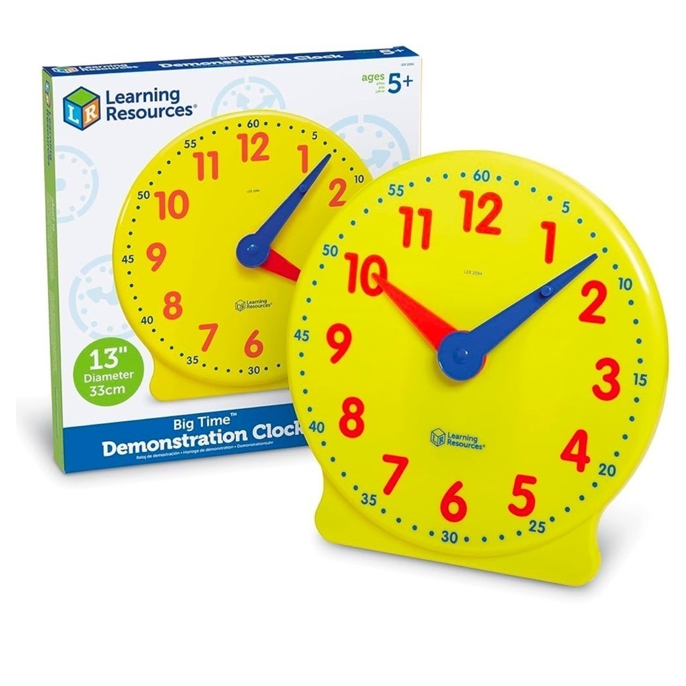 Learning Resources Big Time Learning Clock ⏰